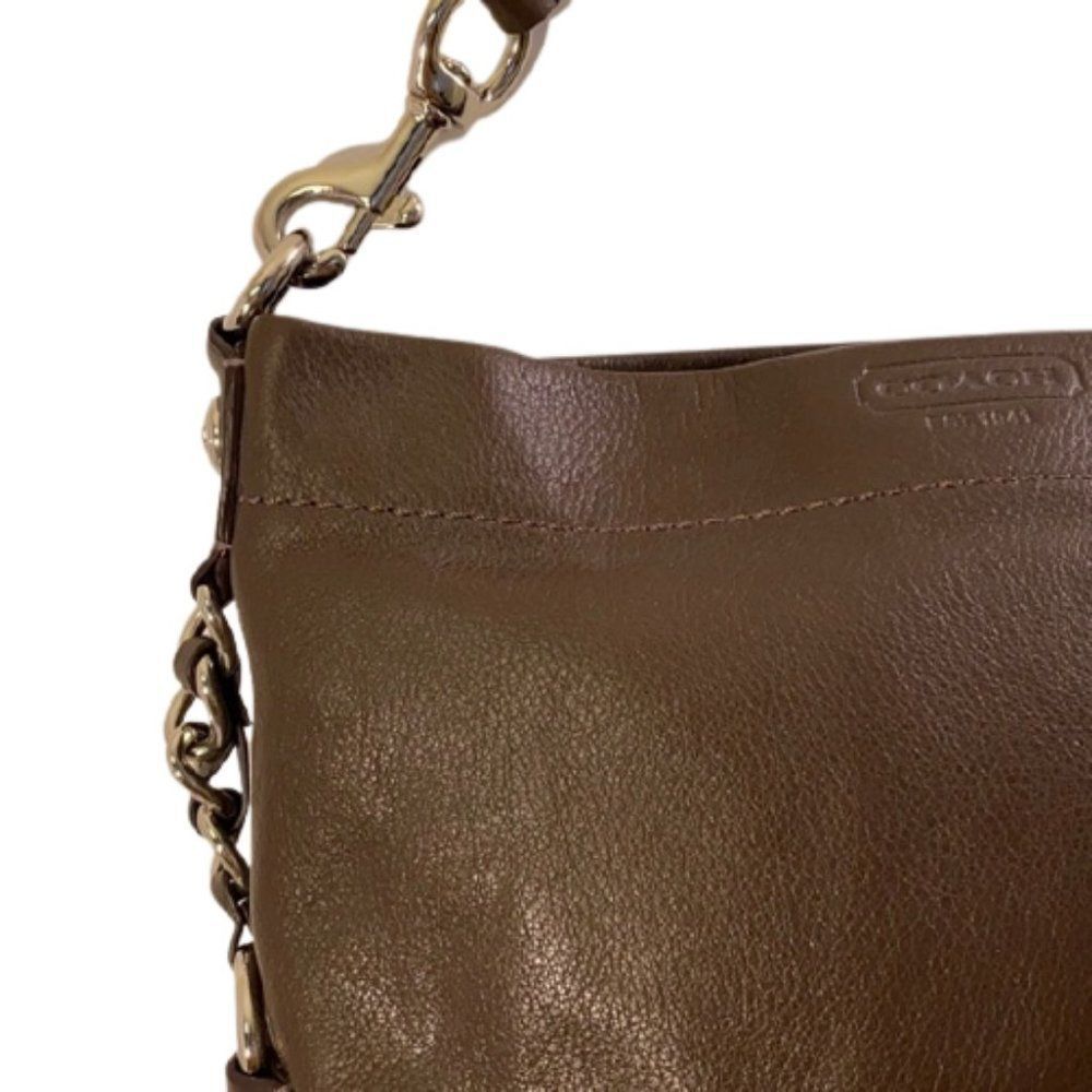🆕Coach Carly Brown Leather Shoulder Bag (NWOT)🔥 - Picture 5 of 11
